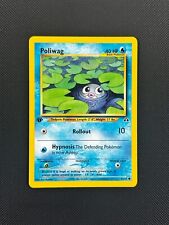 Poliwag 62/75 1st Edition Pokémon Card Neo Discovery Common WOTC NM picture