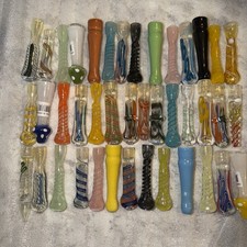 One HITTER GLASS Tobacco Bowl PREMIUM BRAND NEW🔥FREE SHIP 3”-3.5” LOT OF 6 picture