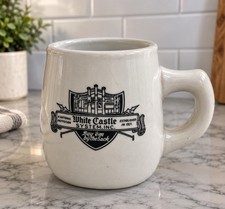 Vintage White Castle Mug Mayer China Beaver Falls PA “Buy ‘em by the sack” picture