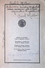 Animal Pathology and Hygiene State of Illinois 1931 picture