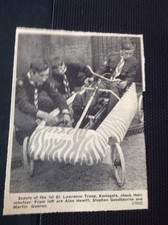 73-3 Ephemera 1969 Picture 1st St Lawrence Troop Ramsgate Scouts Car picture