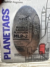 MotoArt Planetags NASA MLP-2 MOBILE LAUNCH PLATFORM RARE Plane Skin Tag #33 picture
