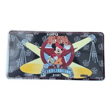 Vintage Walt Disney World All Star Movies Hotel Resort Metal Licence Plate picture
