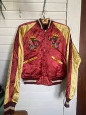 Vintage Authentic 1950’s Souvenir Korean War Sukajan Reversible Jacket picture
