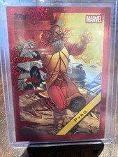 2025 Topps 616 Marvel Day Promo Red Foil Pyro #2/5 M-9 SSP RARE picture