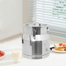 5.28 Gal 201 Stainless Steel Milk Jug With A Faucet Sealed Bucket Milk Can picture