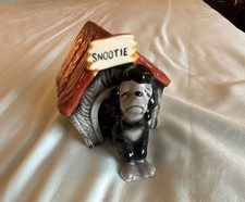 Vintage Snootie Anthropomorphic Dog in Doghouse salt and pepper shaker picture