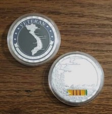 1959-1975 Vietnam War Challenge Coin Commemorative Silver Veteran NEW Capsuled picture