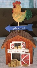 Vintage Enesco Mary's Hen House Music Box picture
