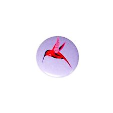 Pretty Purple Lavender Hummingbird Bird Button Lapel Pin Backpack Pin 1