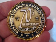 USNA FOUNDATION ATHLETIC AND SCHOLARSHIP PROGRAMS 70TH CHALLENGE COIN IN CASE 2