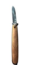Antique HAYWARD Gold Filled Watch Fob Pocket Knife Finest Sheffield Steel Blade picture
