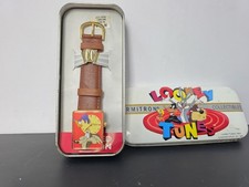 Vintage Looney Tunes watch w/ case Warner Bros 1989 Armitron Coyote Roadrunner picture