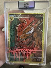 Gorkem Demir Sketchbook Venomized Charizard Prism Foil Card Signed #4 Of Only 5 picture