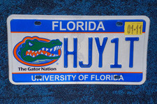 2011 Florida GATOR NATION License Plate picture