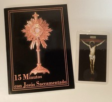 15 Minutos Con Jesus Sacramentado Pasta Negra Fifteen Minutes With Jesus Spanish picture