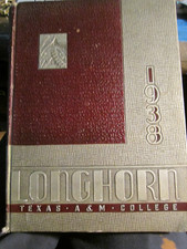 1938 TEXAS A & M COLLEGE YEARBOOK ATHLETIC EDITION picture