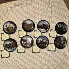 Gallant Men of the Civil War Plate Set - 8 w/ COAs - Bradford Exchange - Rare picture