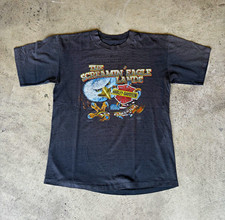 Vintage Harley-Davidson The Screamin' Eagle Lands Dark Gray Graphic T-Shirt picture