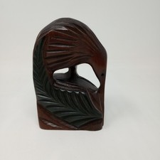 Vintage Hand Carved Wooden Kiwi NZ picture