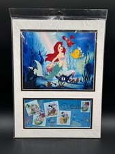 Disney The Little Mermaid First Day of Issue USA Stamps Matted Print 2005 picture