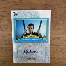 2013 Topps 75th Anniversary Autograph Roger Moore Auto Diamond /75 James Bond picture