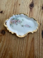 Vintage Limoges Floral Trinket Dish picture