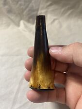 Revolutionary War Perfect Shape Powder Horn Carved RookWood 1764 picture