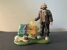 EMMETT KELLY JR   Miniature “The Ultimate Gift” Flambro 1998  75th Birthday picture