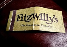 FitzWilly’s Restaurant/Bar, Northampton/ New Haven, CT, Full Unstruck Matchbook picture