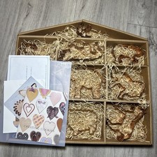 MARTHA (STEWART) BY MAIL #3 NOAH'S ARK COPPER COOKIE CUTTER SET OF 9 ANIMALS IOB picture