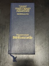 BRITISH AIRWAYS CONCORDE AIRPLANE RARE STATELY HOMES & CASTLES IN U.K. & IRELAND picture