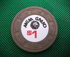 MGM Grand $1.00  Casino Chip Las Vegas Nevada. 1993 picture