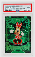 2025 Kakawow Cosmos Disney Minnie Mouse Global Legacy Green /25 CDT-LGR-02 PSA 9 picture