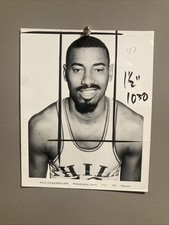 1964 Wilt Chamberlain “Philadelphia 76” Original Type Photo RARE picture