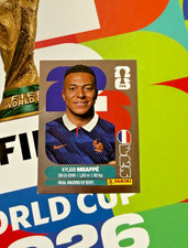 #FRA 20 - PANINI FIFA CUP 2026 - Kylian MBAPPé - EXTRA STICKER Version SILVER picture