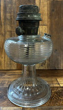 Vintage Aladdin Model B Clear Beehive Oil Lamp Fount (Missing Fuel Cap) picture