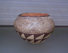 Acoma Pottery Bowl Signed EC picture