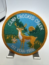 BSA Camp Crooked Creek 1st Year-1988 Patch picture