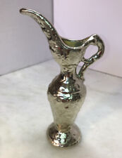 Vtg Weeping Silver Ewer Drip Pitcher #98  8.5” picture