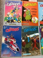 Critters Lot Of 21 Comics Fantagraphics 1987-1990 See Photos For Numbers. GREAT picture