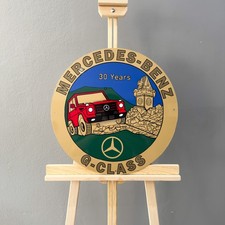 Mercedes-Benz G-Class – 30 Years Edition Vintage Heavy Metal Sign – 50 cm 19.7” picture