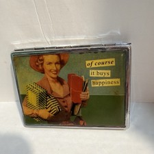 Anne Taintor Vintage Revisited  Humor Card Cigarette Case  Ship 5.00 picture