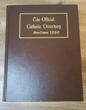 Vtg Official Catholic Directory Anno Domini 1989 Hardcover P.J. Kenedy & Sons EC picture