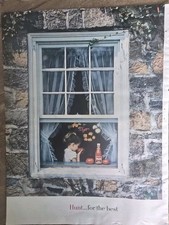 1958 Hunt's Catsup Ketchup Little girl in window Vintage Ad picture
