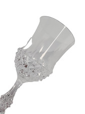 Vintage Cristal dArques Ancenis Clear Crystal Wine Glass Water Goblet France picture