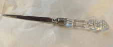 Waterford Vintage Crystal Letter Opener 8.25 in long - Stainless Steele Blade picture