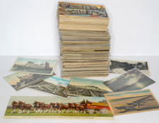 Vintage POSTCARDS Lot 500 USA Views Standard Size Pre-Linen Linen Huge Post Card picture