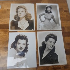 Vintage Bruno Of Hollywood 8x10 Glamour Photo Lot 4 Pin Up Actress Portraits 40s picture