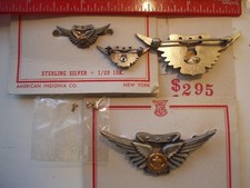 WINGS AMICO AIR CREW: Reg.* Mini Sterling Vintage U.S WW 2 WoskMilitary x2 picture